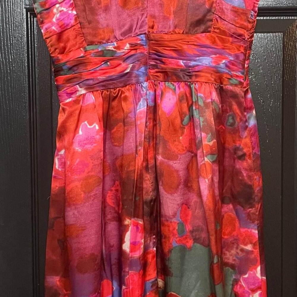 Banana Republic Silk Watercolor Dress - Picture 4 of 7